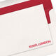Bold Name Flat Note Cards - Letterpress Image 3 of 6
